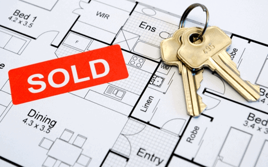 Buying off the plan - SOLD real estate image with keys